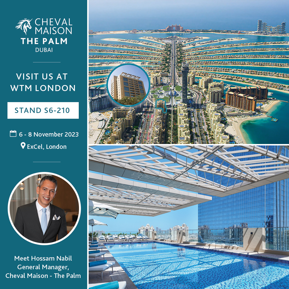 Cheval_Global's tweet image. Catch us at WTM 2023, stand S6-210! #ChevalCollection