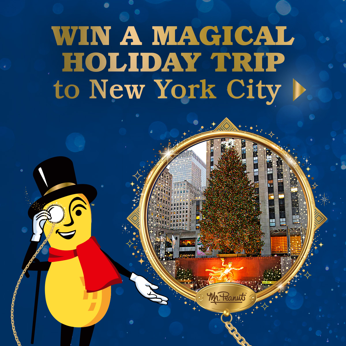 MrPeanut's tweet image. ✨Enter for a chance to win a ✨MAGICAL HOLIDAY TRIP to New York City✨ + other prizes 🥜✨