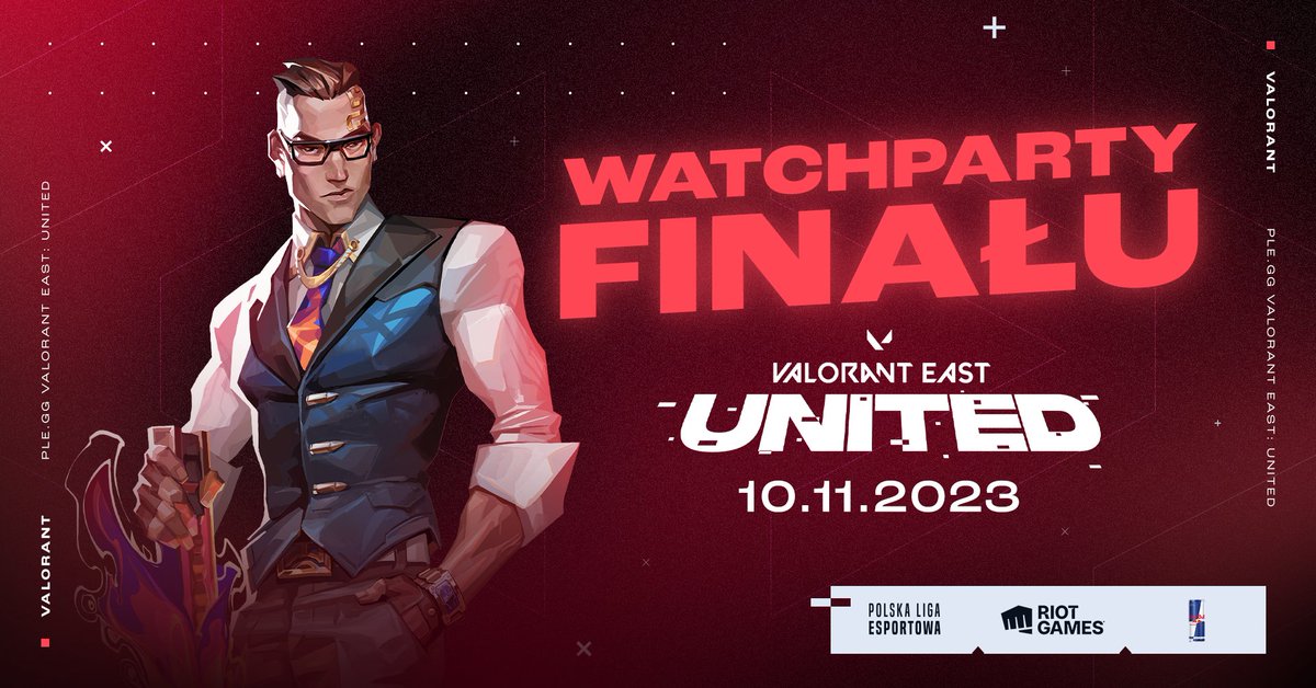 Przygotujcie się na Watchparty #EastUnited Split Finals! 😎 

Już 10.11.2023 o godzinie 15:30 w warszawskim GameHubie rozpoczynamy wspólne oglądanie wielkiego finału! 🏆 

Oprócz tego, na miejscu rozegrany zostanie turniej VALORANT DeathMatch, nie możecie tego przegapić 💪

📌