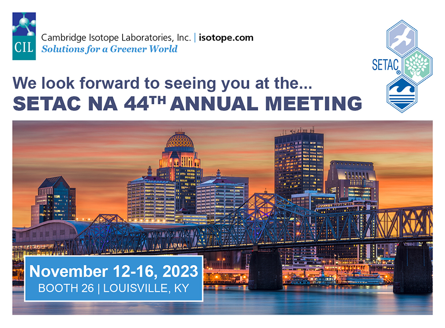 As a longtime exhibitor at SETAC conferences, we are excited to be heading to the 44th annual meeting in Louisville! Come visit us at Booth #26 to check out our new projects, grab some updated literature, and catch up with us!