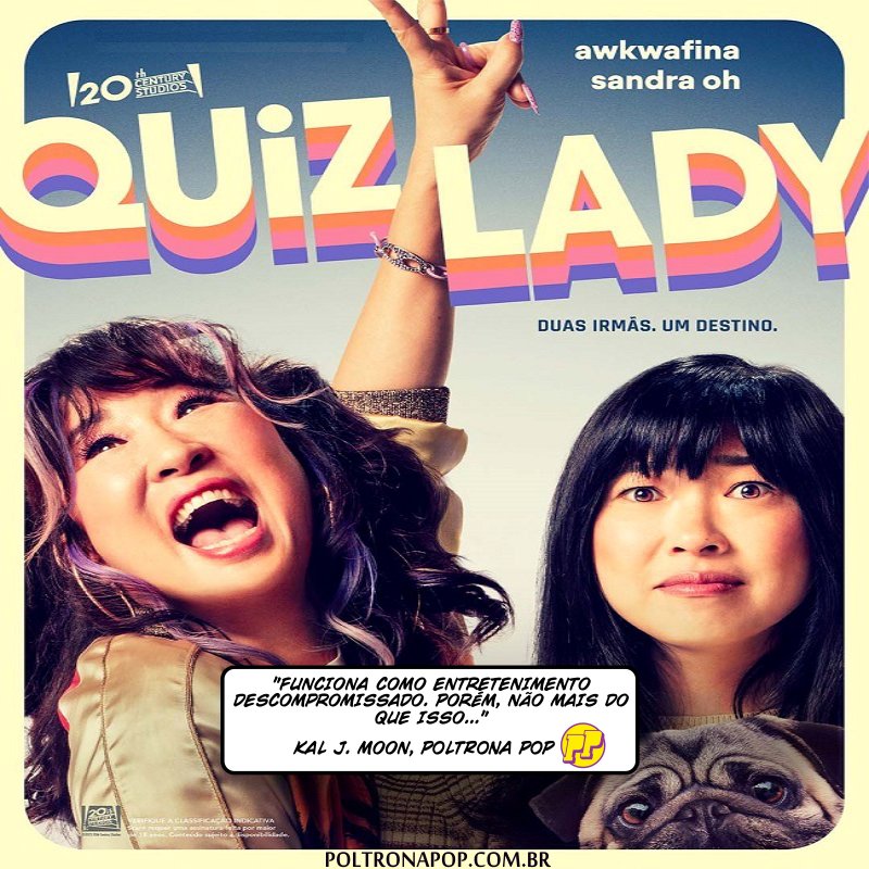 Já assistimos o filme #QuizLady!
💻 Leia nossa #crítica: bit.ly/3MsKoD6 

#Awkwafina #SandraOh #JasonSchwartzman #WillFerrell #HollandTaylor #TonyHale #JenDAngelo #JessicaYu #comédia #drama #streaming
#20thCenturyStudios  #StarPlus