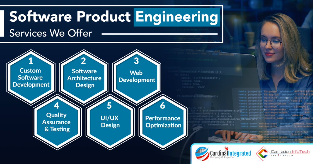 Int_Cardinal's tweet photo. Our cost-effective Software Product Engineering Services help solve the toughest challenges and accelerate time-to-market.
#softwareengineering #techsolutions #businesssolutions #productdevelopment #efficiencymatters #ccg #letITbloom #bringingITtogether #cardinalcarnationgroup https://t.co/EDinPZPTbm