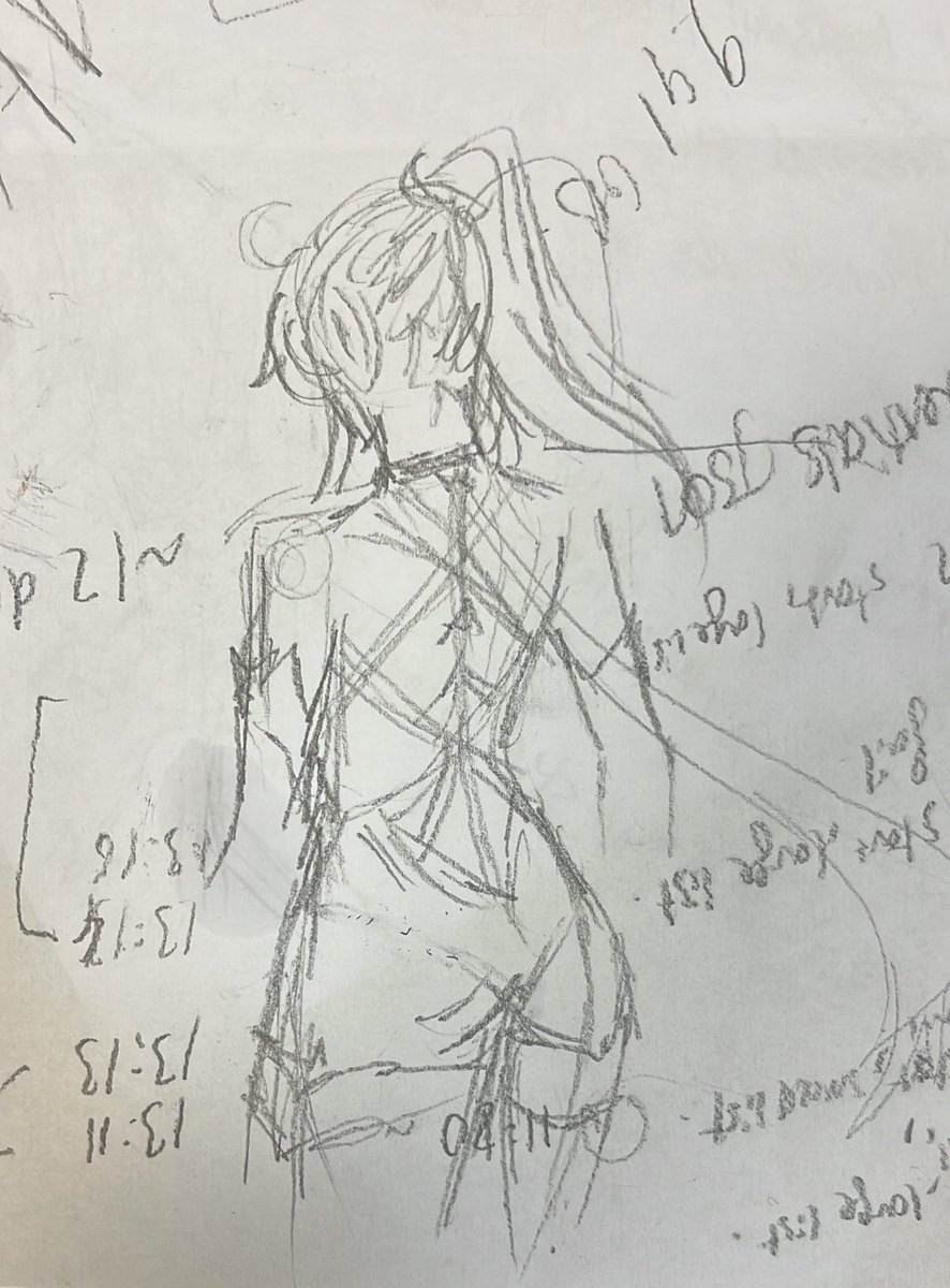 caerudraw's tweet photo. Bored at work yet again https://t.co/dfdYrQ0LEi
