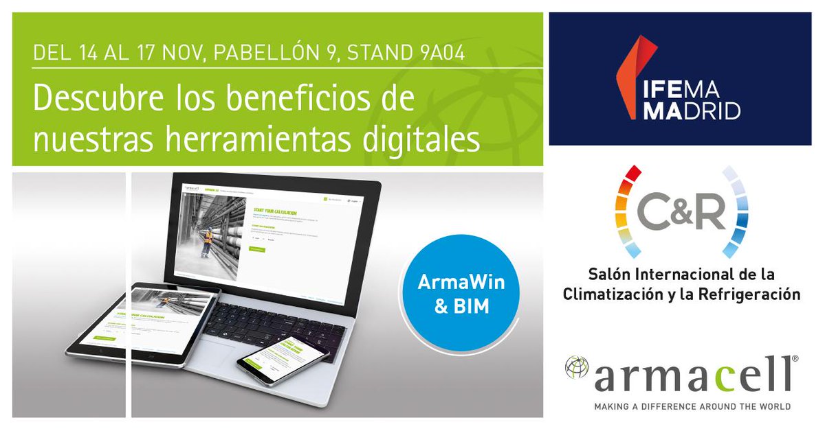 No pierda la oportunidad de conectar con nuestros expertos del 14 al 17 de noviembre en el #IFEMAMADRID, que le brindarán información detallada sobre el soporte y los servicios que ofrecemos.Conozca nuestras herramientas digitales que le ahorrarán tiempo.

linkedin.com/events/armacel…