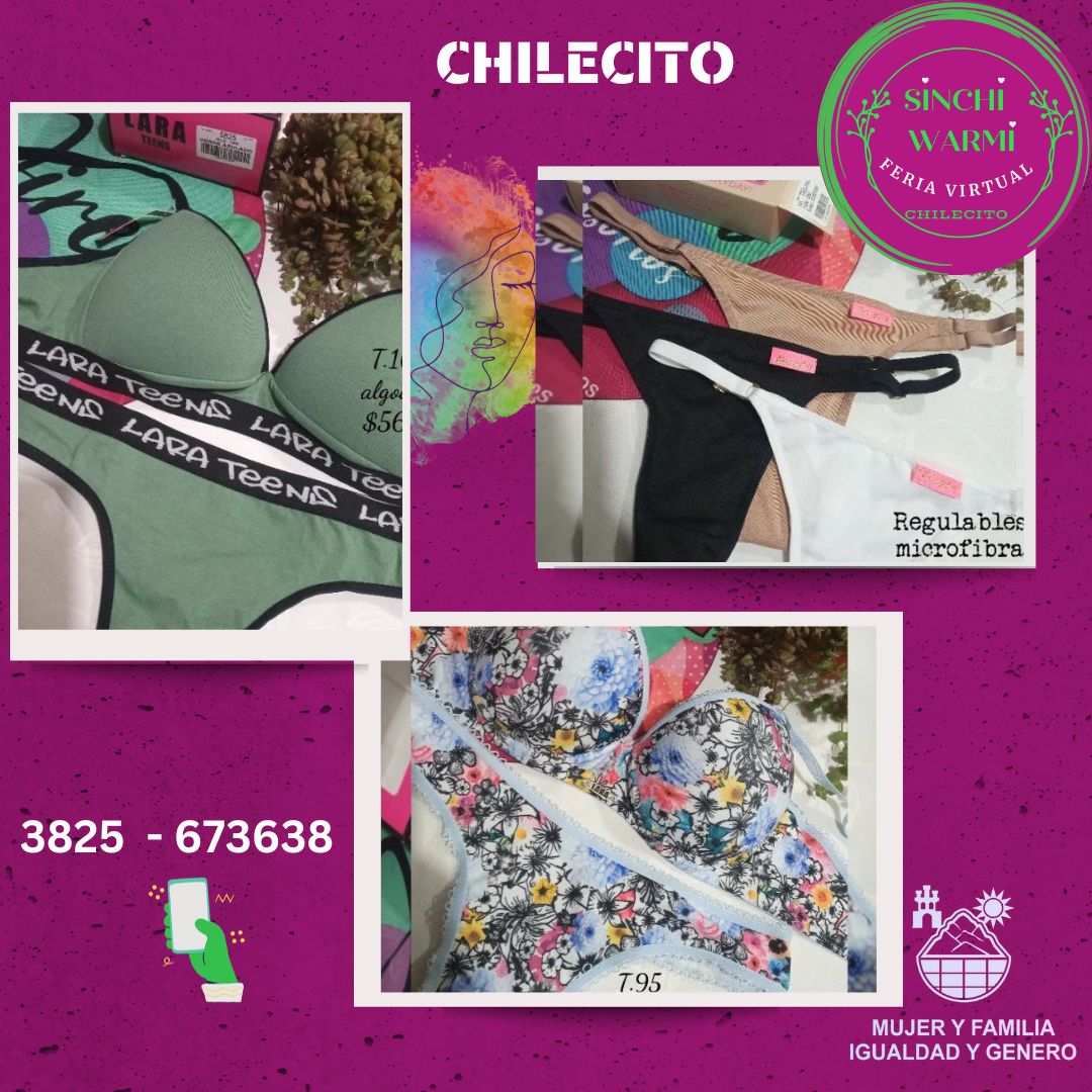 ChilecitoMfgi's tweet photo. 🟣Feria Virtual de emprendedoras “Sinchi Warmi”

Las emprendedoras de Chilecito y distritos te ofrecen una variedad de productos regionales, comidas caseras, tortas, tartas, budines, moños, accesorios para el cabello, ropa interior y mucho más
Comunícate con ellas 👇 https://t.co/cDdV89xFPi