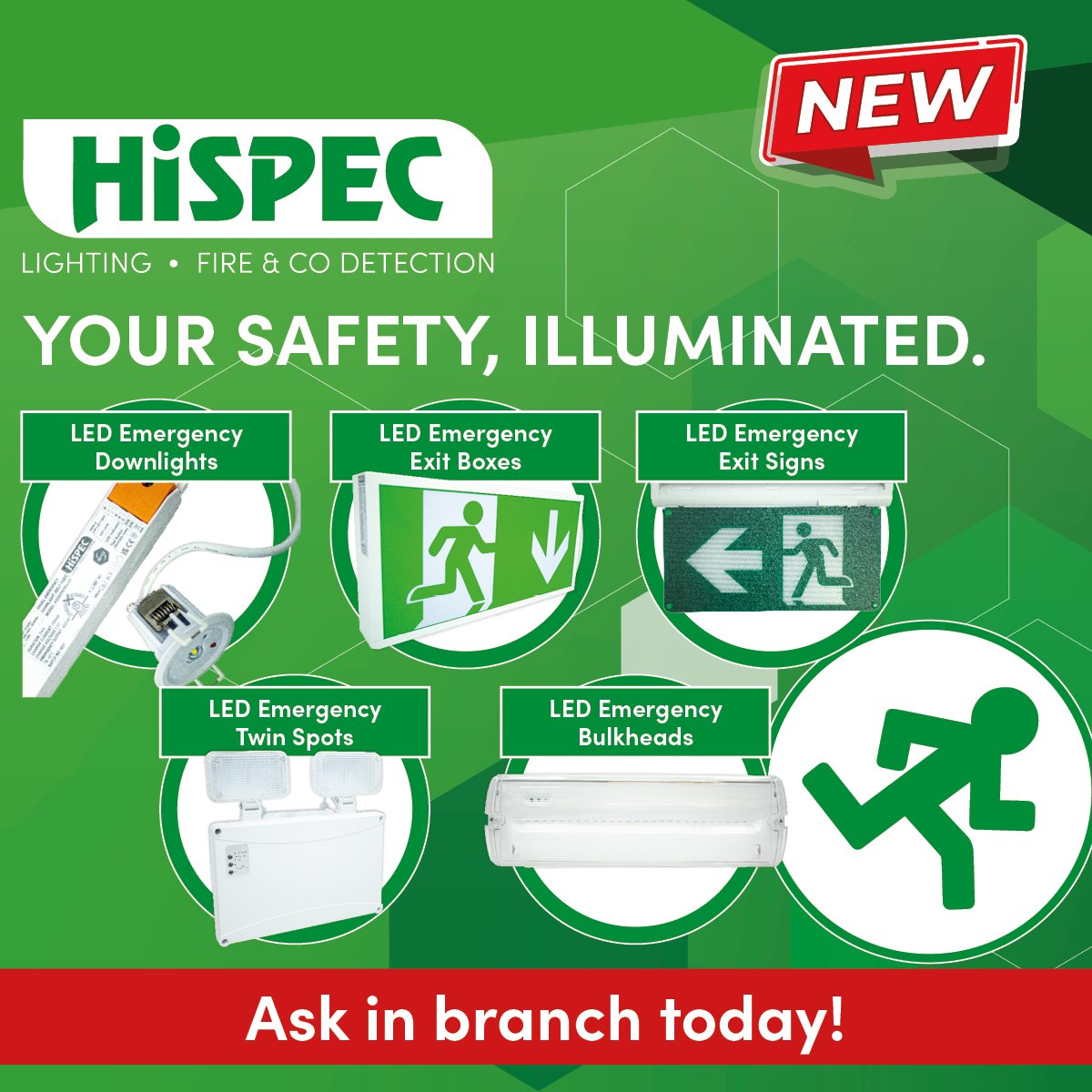 DenmansElectric's tweet image. Your safety, illuminated.
New to Denmans - #Hispec emergency lighting. Take a look at the vast range available in branch today!

ow.ly/JJy050Q4xYj

#emergencylighting #electrician #ukelectrician #sparky #sparkylife