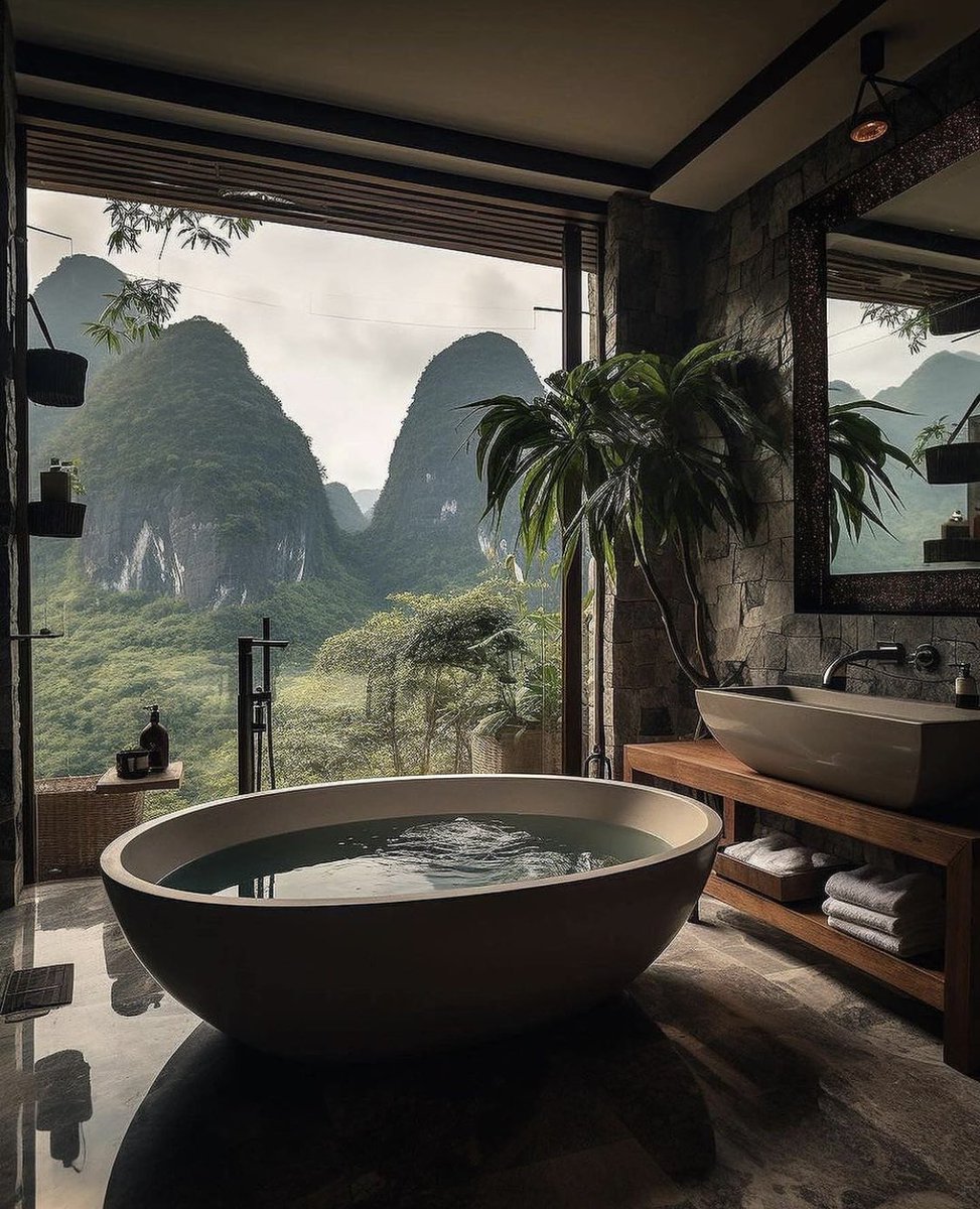 having a bath here would feel therapeutic