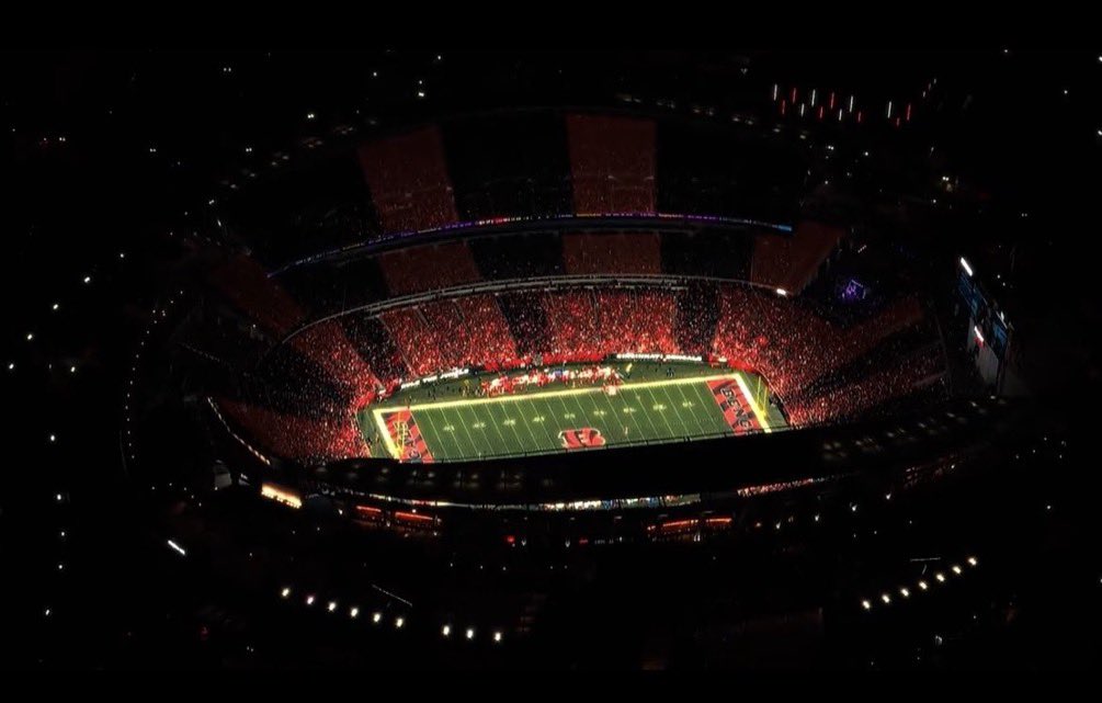 #IDontWantToOverreactBUT <a href="/Bengals/">Cincinnati Bengals</a> fanbase and stadium may be one of the most electrifying places on planet earth and THE MOON especially during a prime time game. The pregame show was absolutely phenomenal and The Jungle never stopped last night. Coming from a Steelers fan.