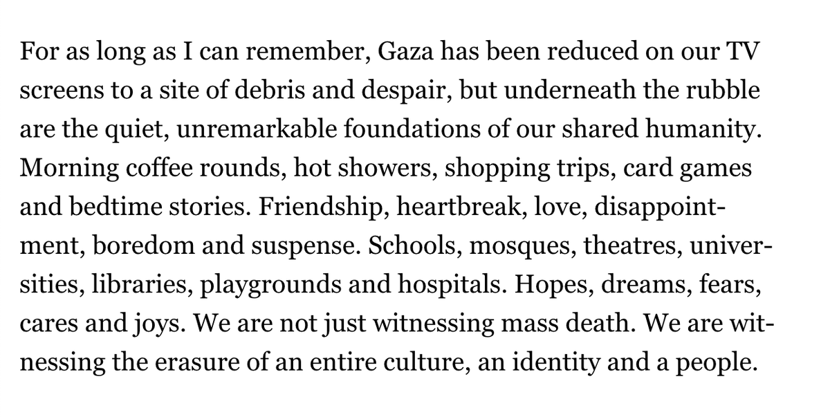 The International Criminal Court must investigate the crime of genocide in Gaza. 

Read my piece for <a href="/AJEnglish/">Al Jazeera English</a> here: aljazeera.com/opinions/2023/…