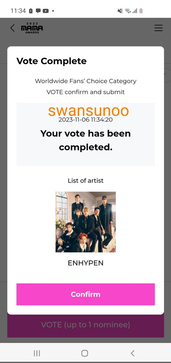 swansunoo's tweet photo. engenes a votação oficial do mama começou e o enhypen ta em 4° lugar (na pre votação terminou em 3°) por favor VOTEM, isso é muito importante 🙏

Mnet Plus
🔗: https://t.co/y9x9wglkVi
Spotify (ouça +30 seg, 3 vezes por conta)
🔗: https://t.co/UGNbrCL2KW. https://t.co/U03RINrfDU