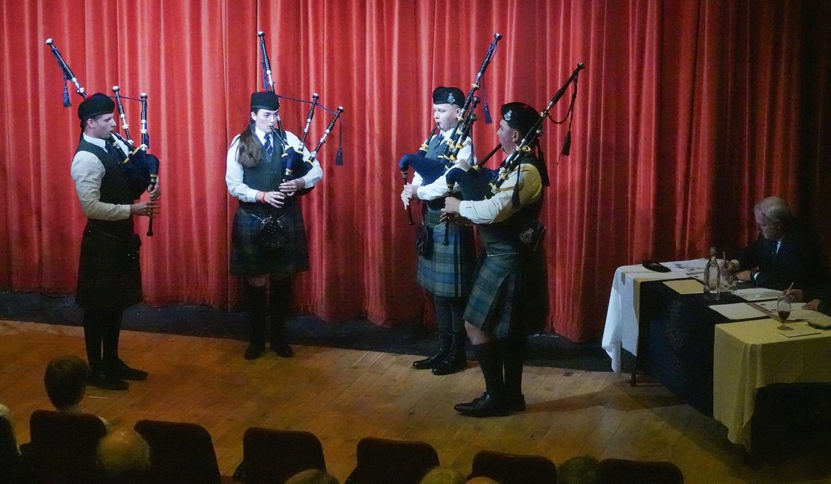 StrathallanSchl's tweet photo. We thoroughly enjoyed welcoming schools from across Scotland to Forgandenny on Friday evening for the annual CCF Quartet & Trios Piping Competition!
Well done to our B Trio students who were awarded 3rd place and our B Quartet receiving 4th place! ๐ด๓ ง๓ ข๓ ณ๓ ฃ๓ ด๓ ฟ๐ต๐
#StrathTrad https://t.co/1u24s00oiK