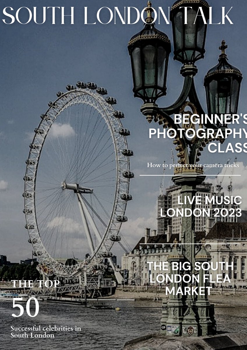 All matters South London in our latest release.
#southlondon #London #magazine #MUSICFAIR #showbiz