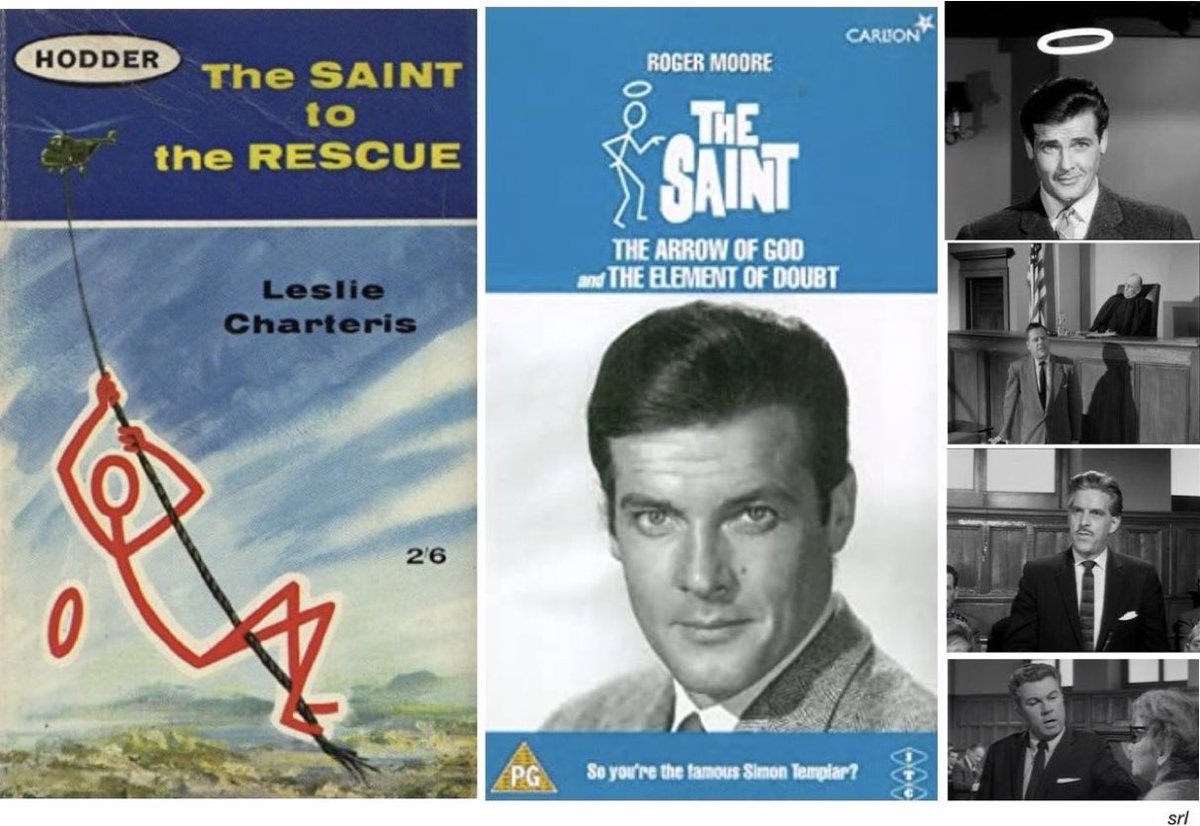 SaveRedlandLibr's tweet photo. 3pm TODAY on @TalkingPicsTV

From 1962, s1 ep 8 of #TheSaint “The Element of Doubt” directed by #JohnAinsworth &amp; written by #NormanBorisoff

Based on a 1959 #LeslieCharteris short story from 📖“The Saint to the Rescue”

🌟#RogerMoore #DavidBauer #AlanGifford #MargaretVines https://t.co/0oq6pOXYD0