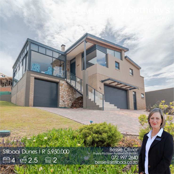 SStilbaai's tweet photo. STILBAAI DUNE DEVELOPMENT I R 5,950,000
Bessie - 072 997 2640 for more information
Luxury living in an upmarket and secure gated estate with sensational ocean views. 4 Beds, 2.5 Baths &amp; 4 Garages https://t.co/fMsgx954FO