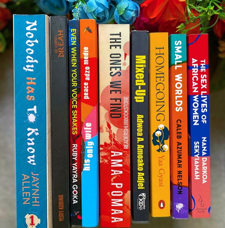 Fiction books by Ghanaian Authors. How many have you read?📚✨🇬🇭