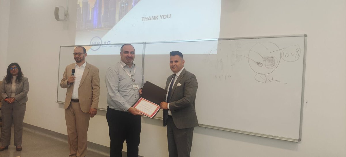 antonio_ghaleb's tweet photo. I was thrilled today to be one of the panelists at #qataruniversity . It was a fantastic open-ended question with the students and faculty members, and this experience was enriching, shedding light on the intersection of theory and practice in the auditing field. https://t.co/1R93oigHbQ