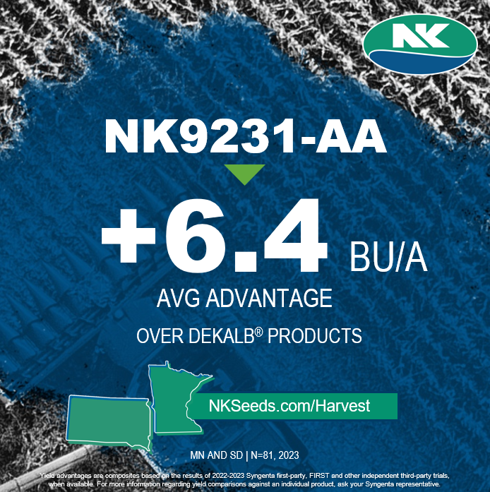 🌽 Hold on to your hats!  Our corn trials have yielded incredible results - NK9231-AA has outperformed DEKALB by an astonishing +6.4 Bu/A in 81 trials conducted in Minnesota and South Dakota.

#HarvestNK23