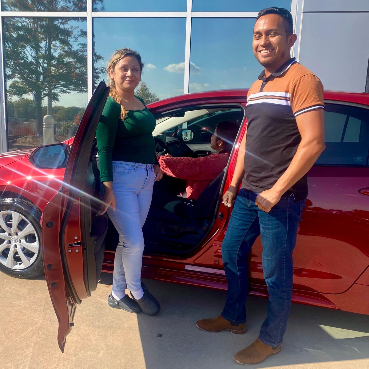 🌟 Ms. Shyrley is rolling into the future with her New 2024 Toyota Corolla! 🚗💨

She's got that new car excitement in the air. Time to hit the road in style, Shyrley! 🛣️

Explore our inventory ➡️ [Link](bit.ly/3BW6Cry) #NewCarAdventure #DreamsInDriveways 🌟