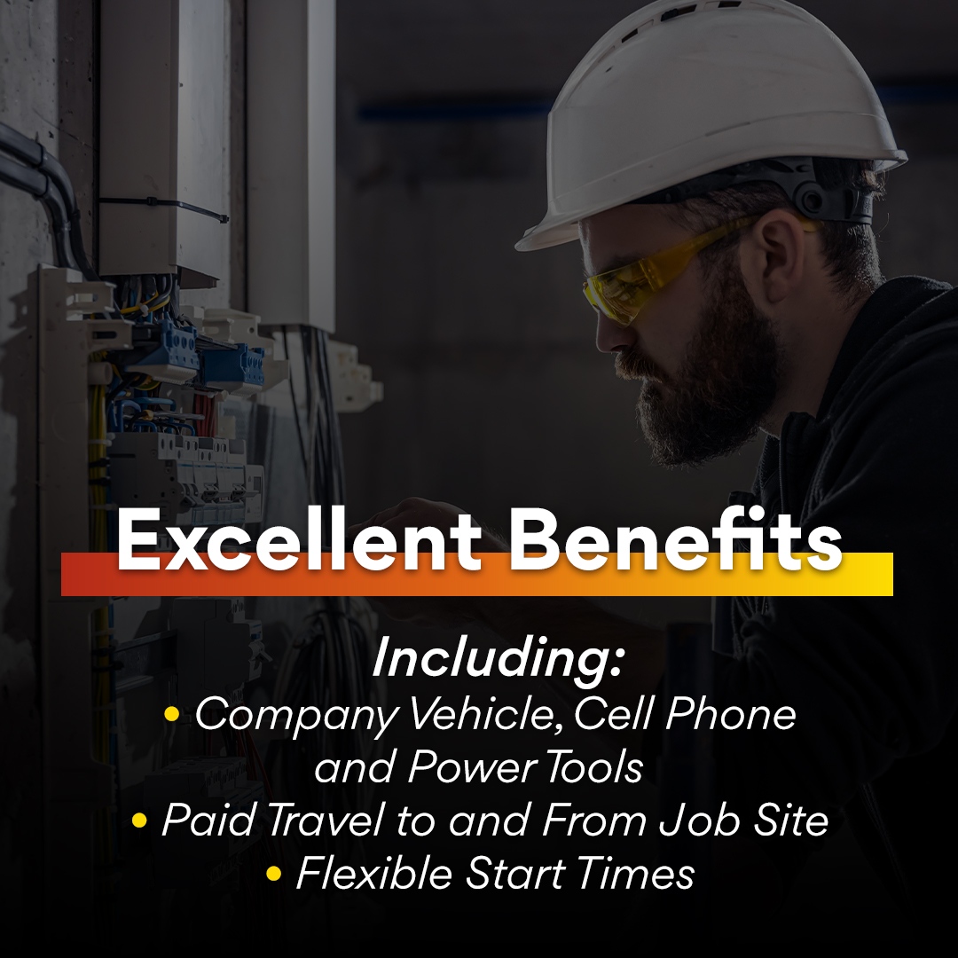 TraverIDC's tweet photo. Traver IDC is seeking licensed electricians to join our team. Our electricians receive a robust benefits package including paid travel to and from job sites and a company-provided vehicle, cell phone, and power tools. Send your resume to jobs@traveridc.com to apply today. https://t.co/iZxQR2WgkN