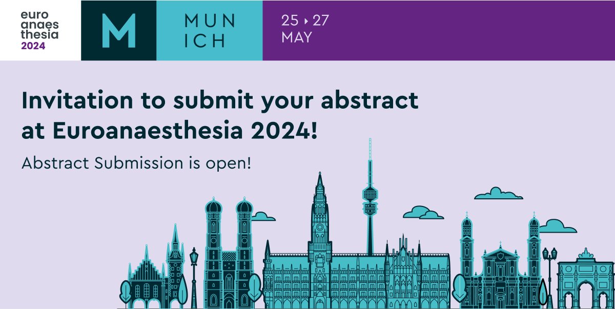 The ESAIC invites authors to submit their abstracts for the #EA24 Congress, where two options are offered: Case Report and Non-Case Report. Take advantage of this exceptional opportunity! Learn more👉 hi.switchy.io/J1Ei #Euroanaesthesia #Anaesthesiology #IntensiveCare