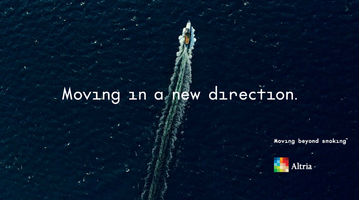 AltriaNews's tweet photo. Altria is Moving Beyond Smoking™, leading the way in moving adult smokers away from cigarettes by taking action to transition millions to potentially less harmful choices.
Learn more about how we’re #MovingBeyondSmoking at https://t.co/6tDwRopx5p https://t.co/6rKKPJeLTN