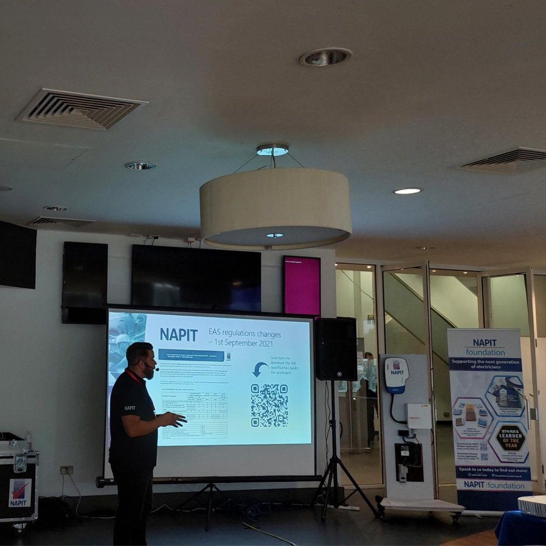 NAPITFoundation's tweet photo. NAPIT Foundation being presented at the ELEX Show last week!⚡ https://t.co/5jHJdOiAuI