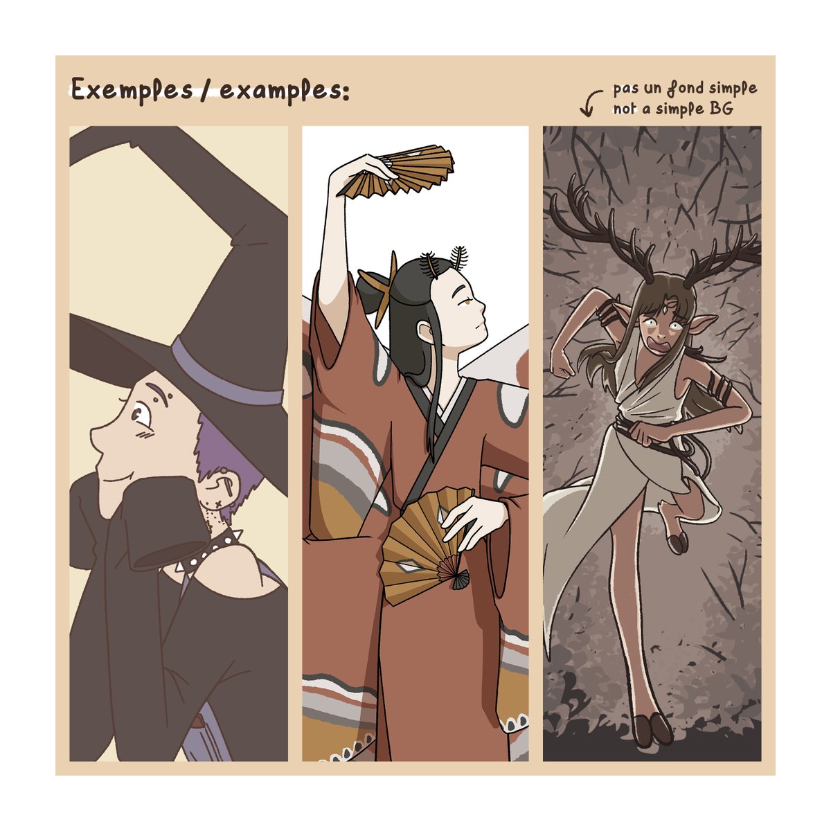 _Mayado's tweet image. J'ouvre mes commissions !

My commissions are open! (see eng version below 👇)

N'hésitez pas à me contacter si vous êtes intéressé‧es ou si vous avez une question ! Merci également de lire les informations sur la dernière image.

N'hésitez pas à partager autour de vous, merci~