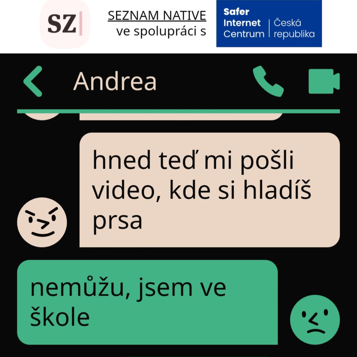 Jen2⃣děti ze💯se svým rodičům svěří, že je na internetu někdo vydírá... 

Jak s dětmi mluvit o tom, co prožívají v online prostředí? 

Připravili jsme pro vás za české #SaferInternetCentrum🚸hned několik tipů: 

native.seznamzpravy.cz/jen-dve-deti-z…

#DigitalEUProgramme