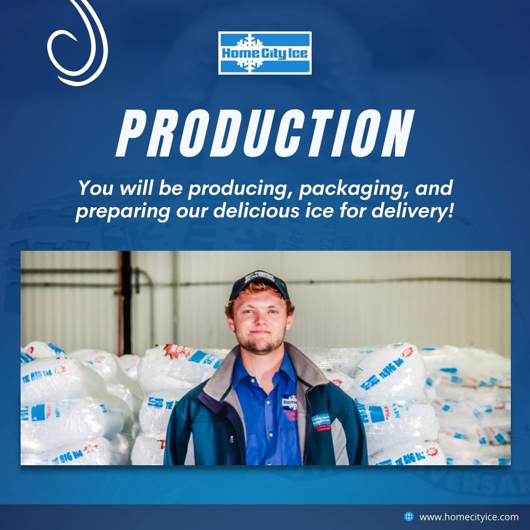 HomeCityIce's tweet image. Get ready to experience the best quality ice, all thanks to our dedicated production team who believes in achieving perfection, one ice cube at a time.🧊💙

#IceProduction #QualityIce #Hygiene #Perfection #HomeCityIce #MidwestIce