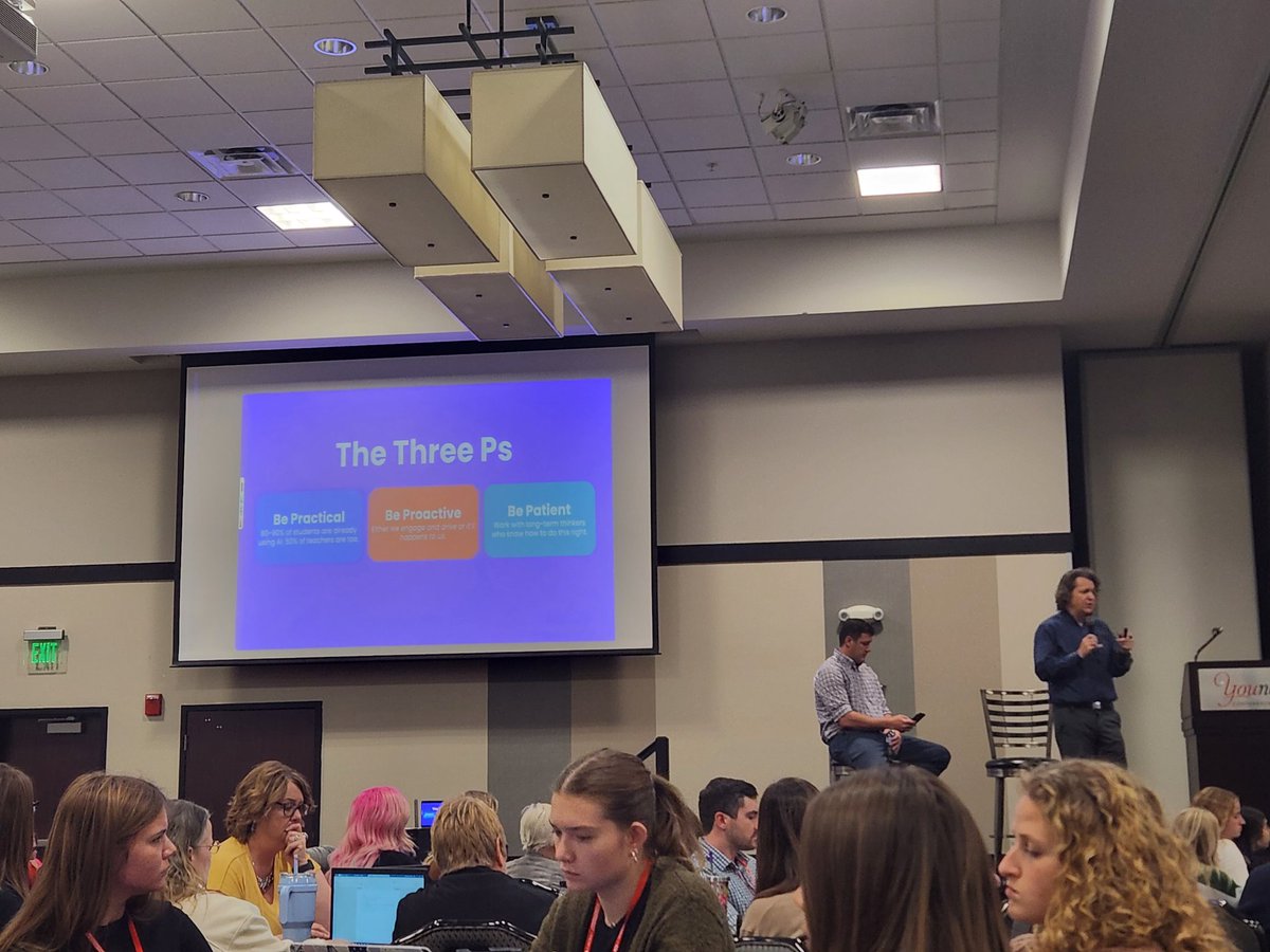 Learning more about AI uses schools at <a href="/yourNETA/">NETA</a> NE Fall Ed Tech conference with <a href="/jethrojones/">Jethro Jones</a>