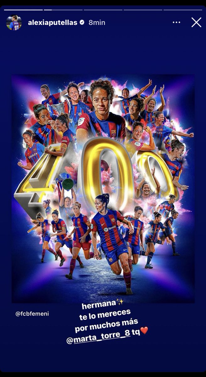 fcbfem_11's tweet photo. Alexia ❤️🫶🏼 https://t.co/YO6SnvCQxq