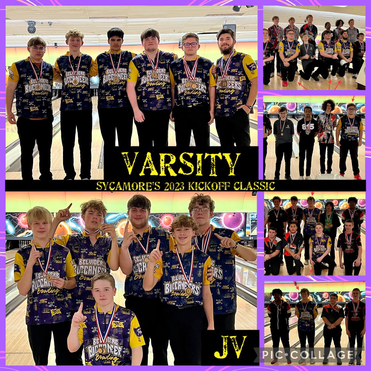 BHScoachFELIX's tweet photo. Bowling Program Update - Sycamore Pre-Szn Classic:
VAR took 2nd🏆 (-74 pins)
-Morgan (@cHAd2866)🏅🏅Hi. G & S
-@GunnarVuorenmaa🏅Hi. S
-@andrew_dini🏅Hi. S
JV team took 1st🏆 (+2 pins😮💨)
-Holmes (@ddh572007)🏅🏅Hi. G & S
-@RobertHasty9🏅Hi. S
#EveryPinCounts🎳
#ProudCoach🫡 https://t.co/9FSaBG0EXH