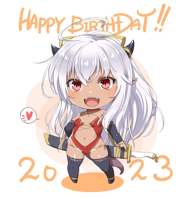 誕生日やったー!
一年に1回だけ描かれる謎のはぴば子
今年はなんか元気いいなコイツ!
よろしくよろしくです

そして誕生日なのでほしいものリストも貼る、貼ってしまう_(:3」∠)_
https://t.co/Xf1UTD9zmm 