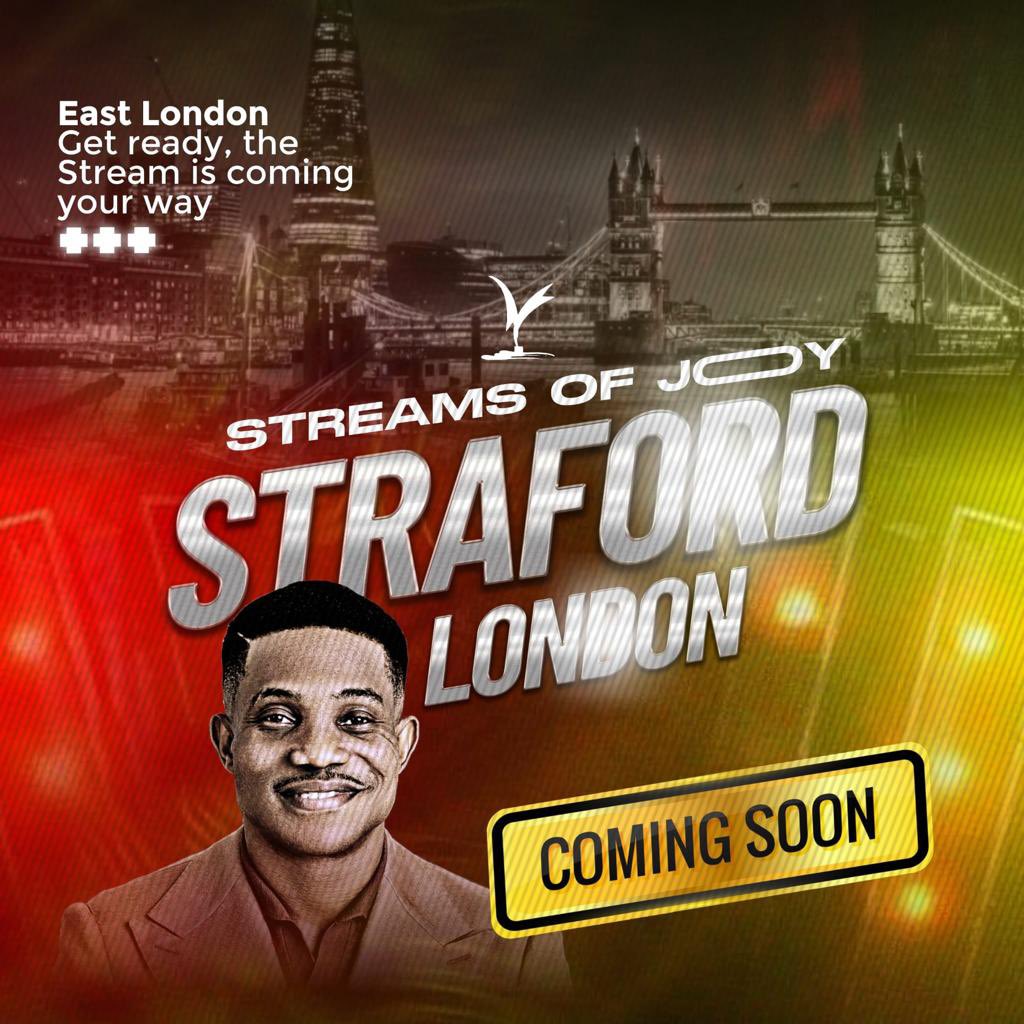 RealJerryEze's tweet photo. London, A new STREAMS OF JOY EXPRESSION starting soon 🔥🔥🔥 https://t.co/bKKsly1eLL