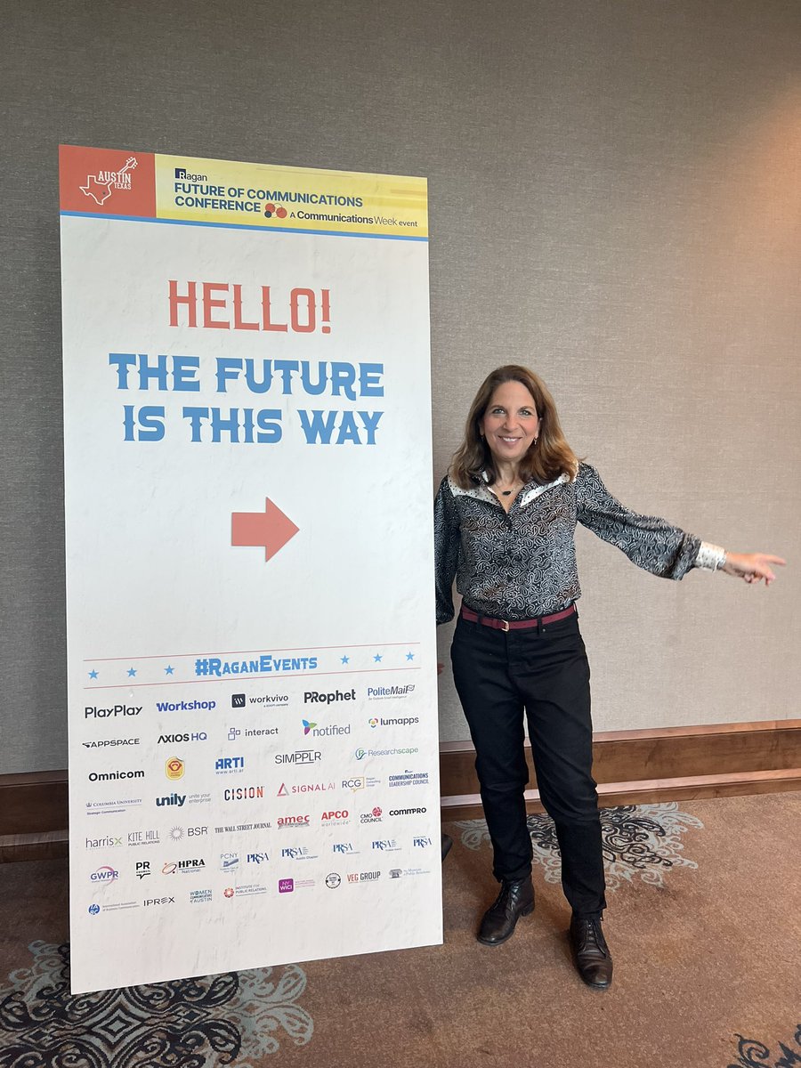 PRDaily's tweet image. Are you ready for the future? #CommsWeek @dianeschwartz