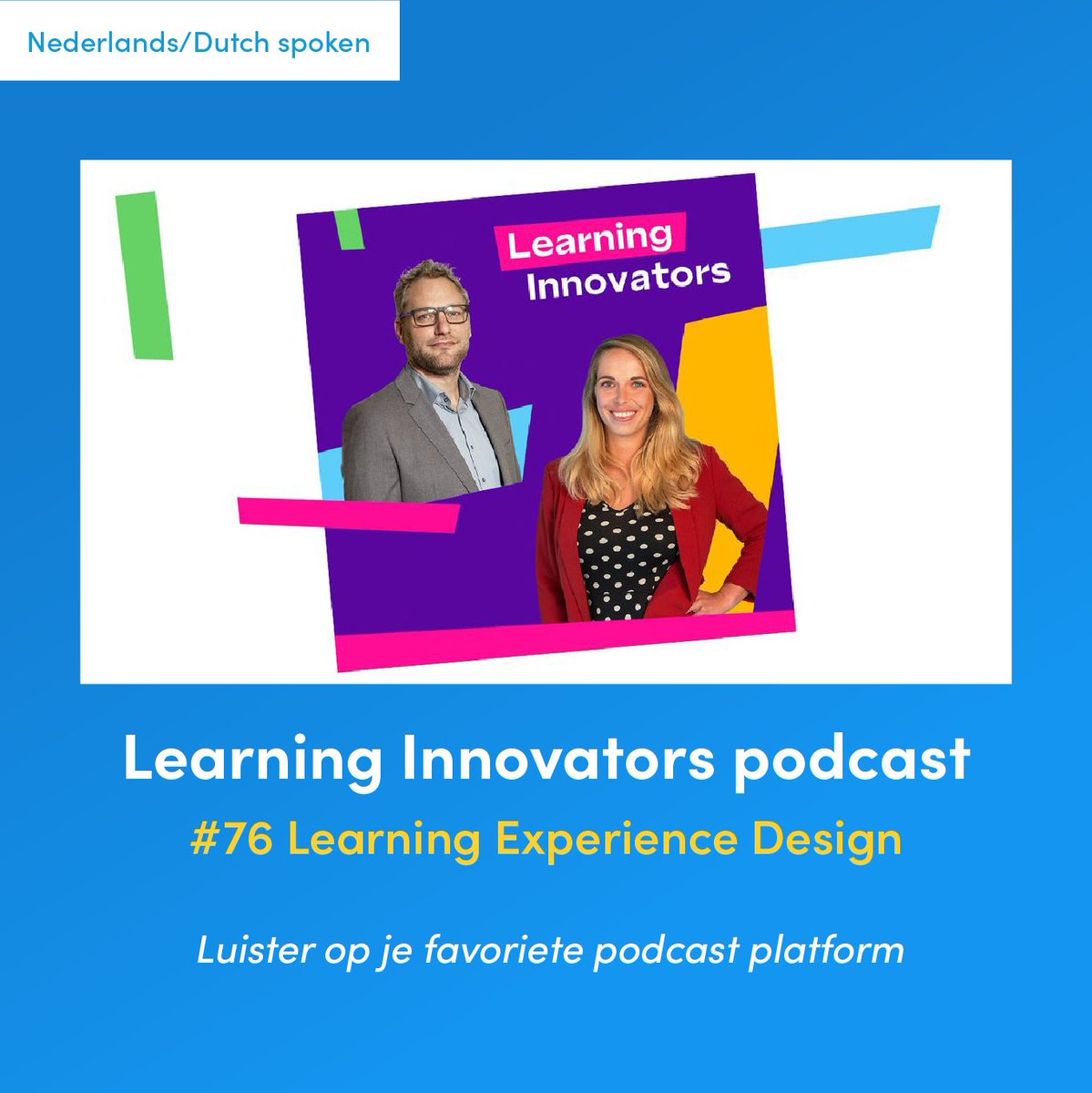 LXDsocial's tweet photo. LXD podcast alerts!
1. Silver Lining for Learning:
SLL Ep 158 | Building design capacity for online &amp; digital education at scale: https://t.co/EfhTYanMfr

Dutch
2. Learning Innovators podcast: 
#76 Learning Experience Design - Niels Floor
Leren op Spotify: https://t.co/IqtBmZbUoY https://t.co/Msvgf3NQhJ