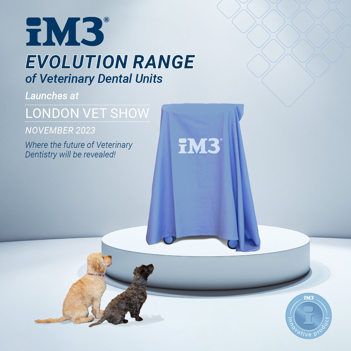 🐶We have some very exciting news from iM3 to share with you! ⁠ 🐾Introducing the Evolution Range of Veterinary Dental Units - Launching at the London Vet Show!⁠ ⁠ ⁠ 16th November 2023 - STAND K50⁠ ⁠