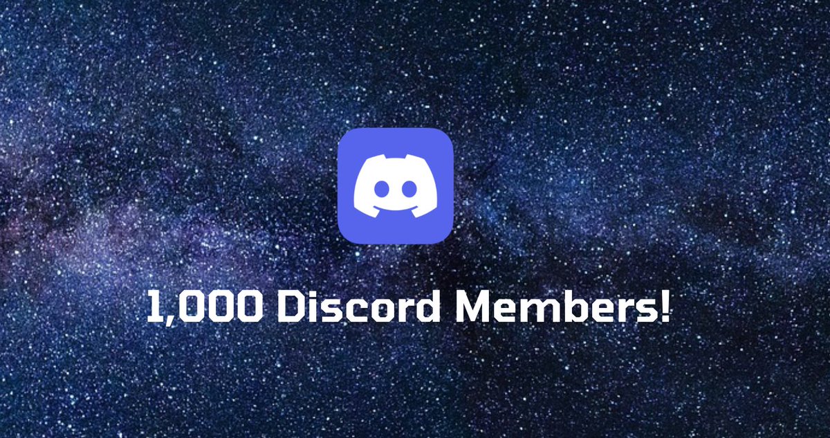 We’ve reached 1k members on Discord! 🎉 
Let's go for 2k 🤓

Join here: discord.com/invite/HvXkGR8b