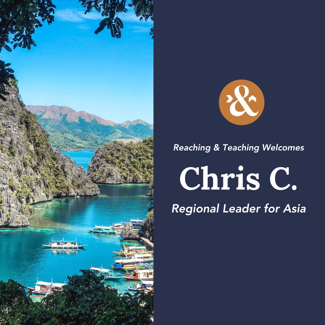 RTMinistries's tweet photo. Reaching &amp; Teaching is excited to announce Chris C. as the new Regional Leader for Asia. Chris joins the Long-term Ministries team bringing nearly 20 years of church planting experience and faithful ministry in Asia. https://t.co/2zzQk8zJd3