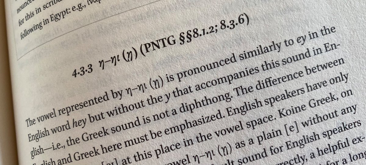 KoineGreekcom's tweet photo. @levihmoore @nemessmer @biblingoapp I did do my best, alongside the IPA transcriptions, to use more "colloquial" non-IPA explanations of each sound in the Short Guide (comparing it to English or even Spanish sounds) to the degree that you can do so without being inaccurate.

for example: https://t.co/8ak0q07vJa
