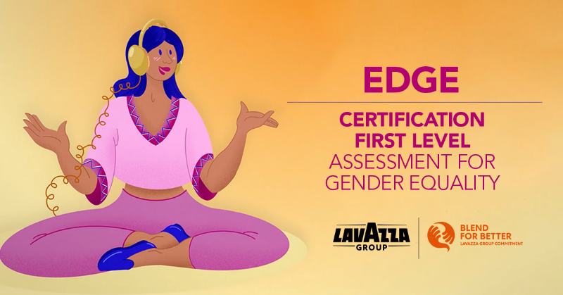lavazzagroup's tweet photo. We achieved first-level of EDGE certification assessment for Gender Equality in Italy, awarded to businesses that stand out for their promotion of diversity and inclusion.

For a #GAPFREE future.

#AGoalinEveryCup
#BlendForBetter