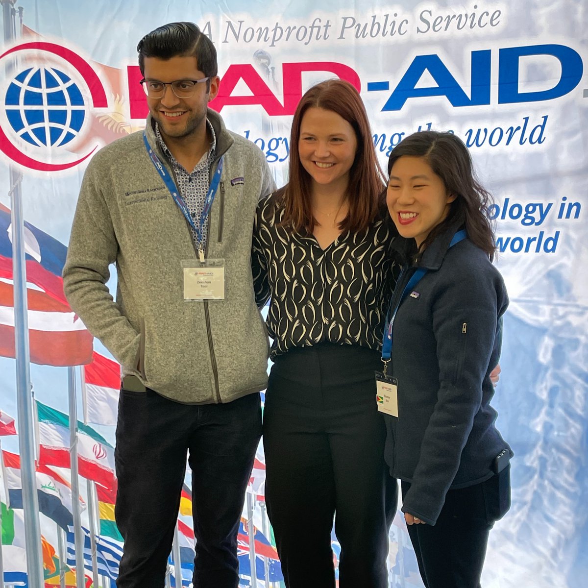 Columbia Radiology at #RADAID2023 this weekend! Allison Borowski, MD (center), assoc. director of <a href="/RADAIDIntl/">RAD-AID</a> Guyana, with residents Zeeshan Toor and Eleanor Kim who recently raised over $100K in charitable donations for the Georgetown Public Hospital IR Dept! <a href="/columbiaradres/">Columbia Radiology Residents</a>