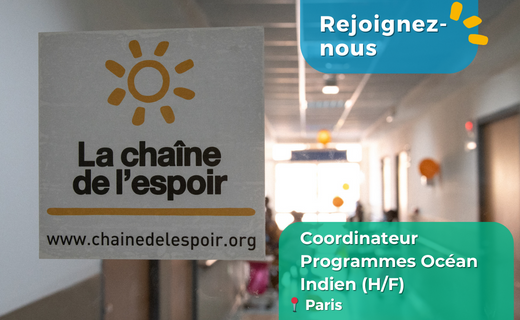 chainedelespoir's tweet photo. 🌍 Nous recrutons un Coordinateur Programmes Océan Indien (H/F)
✍️ CDI
📍 Paris
✈️ Déplacements ponctuels
⏩ Postulez : https://t.co/dDJfCBz4cV
.
📸 Anne Minault
.
#Recrutement #iciçarecrute #Emploi #CDI #OcéanIndien https://t.co/nV0eDa7Fbf