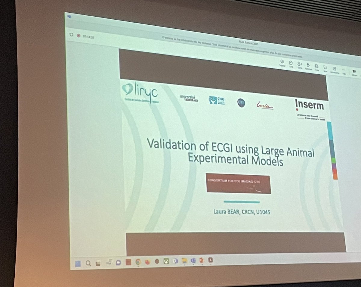 ecgisummit's tweet image. At #ECGISummit2023, Laura Bear @bearinfrance  presents &quot;Validation of ECGI using Large Experimental Models.&quot;