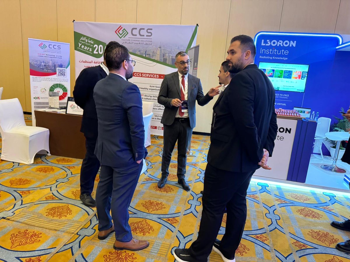 LeoronInstitute's tweet photo. An exciting first day at #HRTECHSAUDI! Our team had a great first day engaging delegates, attending sessions on the latest innovations in HR and importantly, representing LEORON Institute.
#leoron #visitus #edutech #hrtech #riyadh #ksa @QnAIntl https://t.co/pllmHnnFOx