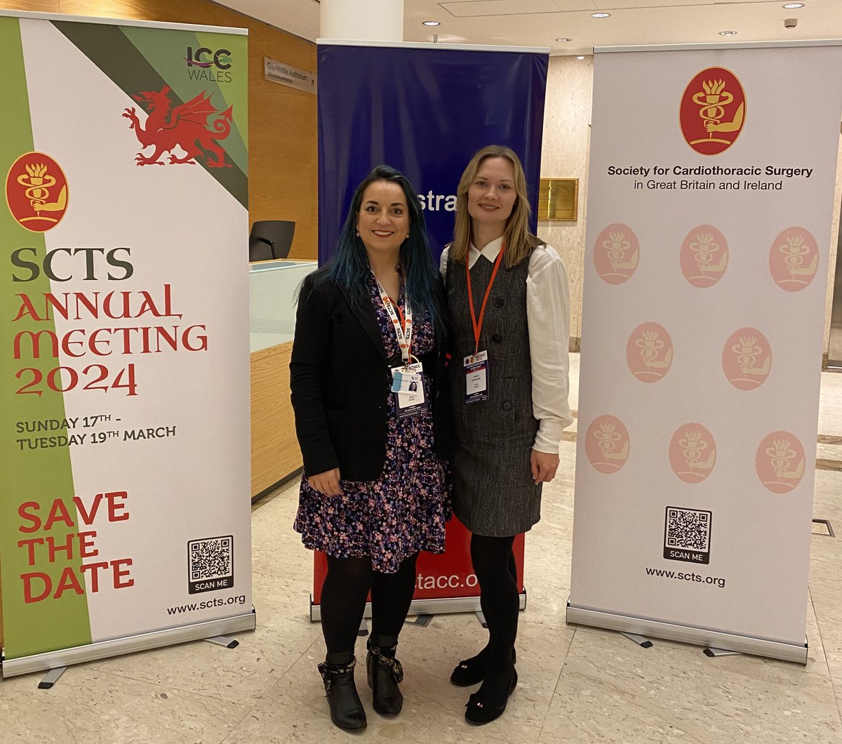 We are at ACTACC - SCTS Joint Study Day representing the @SCTSUK Great attendance and a number of interesting sessions across #cardiac and #thoracic streams. Also, lovely to see our sponsors ahead of the #SCTS Annual Meeting 2024🐉 We look forward to seeing you all at @ICCWales