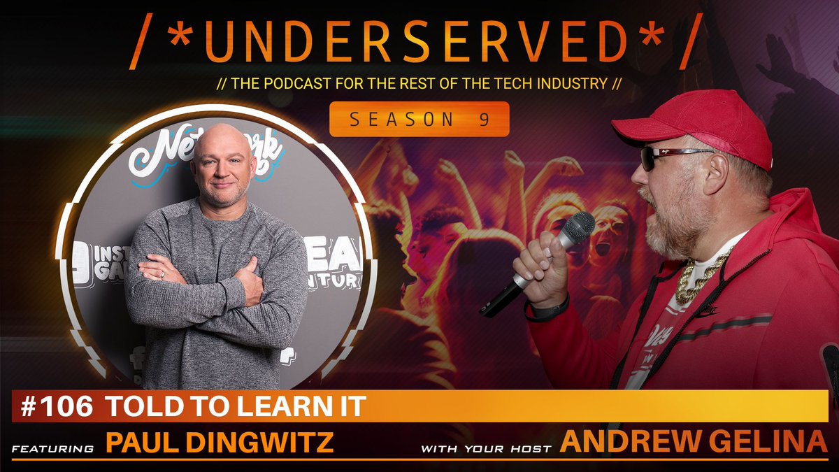 Season 9 is out now! Episode #106 of Underserved features Paul Dingwitz. Listen now at buff.ly/45BMA1S  - no podcast client needed! Also available on Apple Podcasts, Google Play, and Spotify! 

#boston #podcast #software