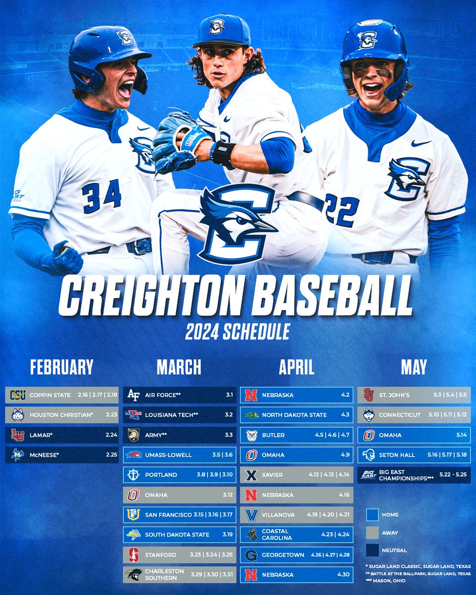 Creighton Baseball Schedule 2025 Tim Lezlie