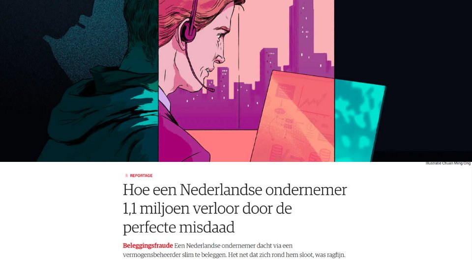 "De perfecte misdaad" noemt journalist Jeroen Wester van <a href="/nrc/">NRC</a>  dit verhaal over beleggingsfaude. De publicatie begon met een melding via Publeaks. Hij roept klokkenluiders op om de media waaraan ze willen tippen, met zorg te kiezen. 
publeaks.nl/blog/wat-gebeu…