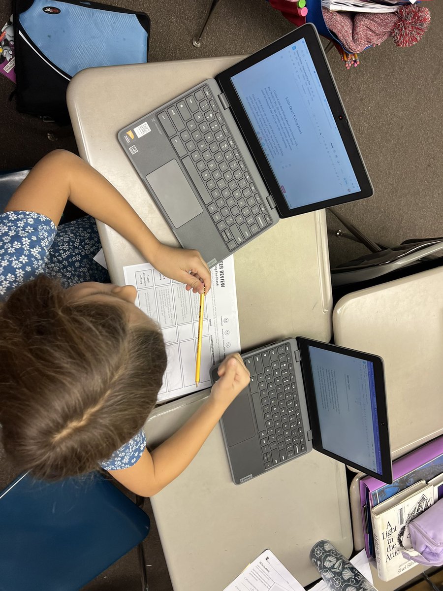 MThomasBGCS's tweet photo. Peer reviewing our fractured fairy tales before we publish! https://t.co/BqTpGHIPpd